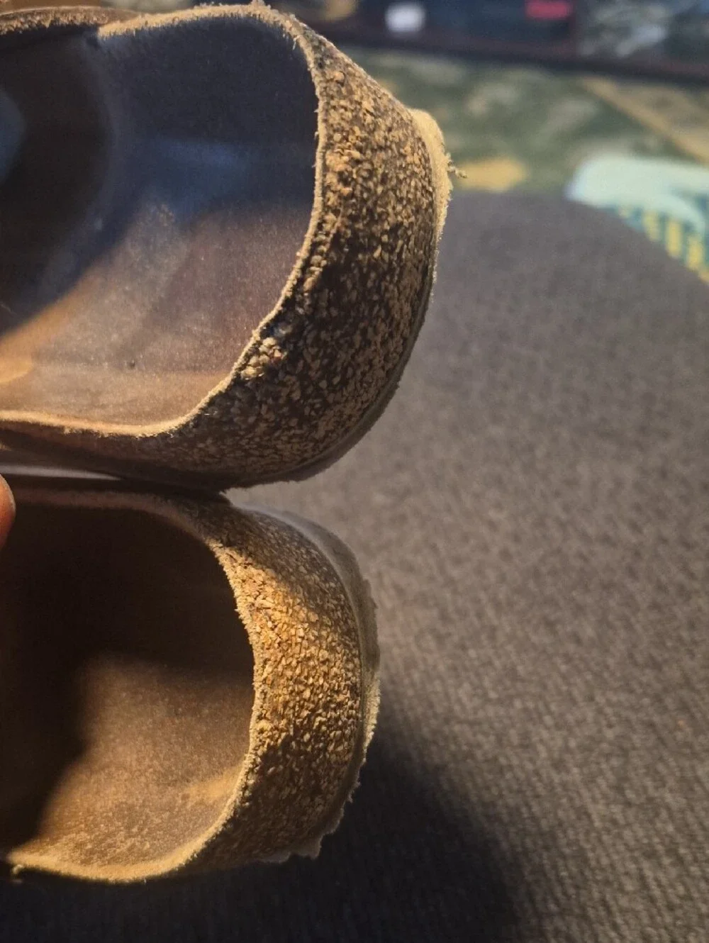 Birkenstock Men's Metallic Gold Double-Buckle Slide Sandals
